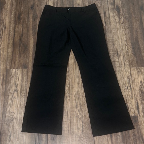 GAP Perfect Trouser Women’s Size 12L Black Dress Pants 35.5” Inseam - Picture 2 of 6